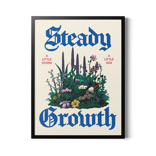 "Steady Growth" Poster No. 008